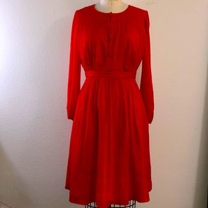 J Crew Collection silk chiffon dress